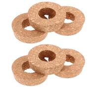 FRCOLOR Tapones de Corcho para Jarrones Hidropónicos de Vidrio, Diseño Versátil y Fácil Gestión de Agua, Paquete de 6 Piezas para Plantas Hidroponía y Mini Jardines