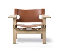 Fredericia Furniture Butaca The Spanish Chair Cuero cognac - roble encerado