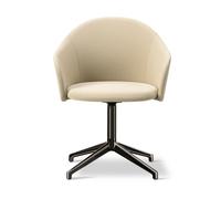 Fredericia Furniture Sillón Gomo Armchair con base giratoria 4 patas Mylla 221-pedernal
