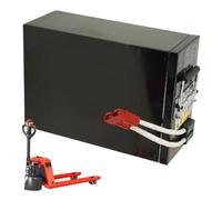 FREEDOH Batería para Carretilla elevadora eléctrica 48V, batería LiFePO4 | Batería de fosfato de hierro y litio, batería de repuesto, carcasa de acero inoxidable, con asa portátil.