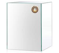 freeroom24 Columna de flores, columna decorativa "Till" de espejo, altura 30 cm