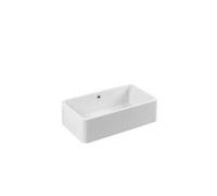 Fregadero 1 cuba rectangular blanco para cocina 80x22x46 cm Farmhouse Unisan