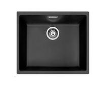 Mepamsa Fregadero Square 50.40 R10 - 1 seno encastre bajo encimera Negro