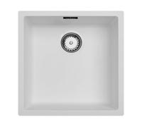 Fregadero cocina blanco 40x40 cm empotrado y de colocación Pure.Sink