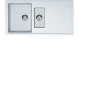 Mepamsa Fregadero Janus 9750 - Blanco reversible 1 cubeta y 1 escurridor