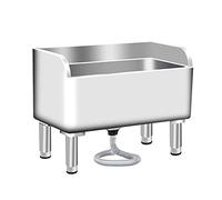 Fregadero comercial para fregona de piso, fregadero de acero para cocina, restaurante, negocios, gas