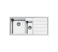 Fregadero Cuba doble Smeg Rectangular 100 cm Universal Mira LFT102D Acero