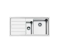 Fregadero Cuba doble Smeg Rectangular 100 cm Universal Mira LFT102S Acero