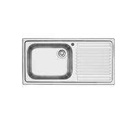 Fregadero Cuba sola Barazza Rectangular 100 cm B_Fast 1LFS10D Acero
