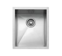 Fregadero Cuba sola Barazza Rectangular 34 cm Quadra 1Q3440I Acero