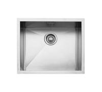 Fregadero Cuba sola Barazza Rectangular 50 cm Quadra 1Q5040I Acero