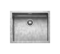 Fregadero Cuba sola Barazza Rectangular 50 cm Quadra 1X50V Acero Vintage