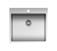 Fregadero Cuba sola Barazza Rectangular 55 cm B_Smart 1LBS61 Acero