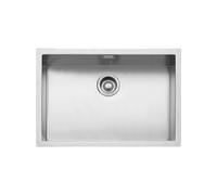Fregadero Cuba sola Barazza Rectangular 62 cm Quadra 1X6240I Acero