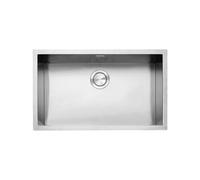 Fregadero Cuba sola Barazza Rectangular 70 cm Quadra 1QR70S Acero