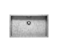 Fregadero Cuba sola Barazza Rectangular 70 cm Quadra 1X70V Acero Vintage