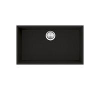 Fregadero Cuba sola Barazza Rectangular 72 cm Soul 1QSO81NS Negro