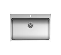 Fregadero Cuba sola Barazza Rectangular 76 cm B_Smart 1LBS81 Acero