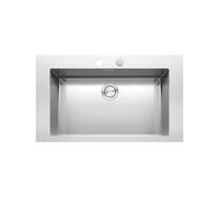 Fregadero Cuba sola Barazza Rectangular 90 cm Mood 1LMDR91 Acero
