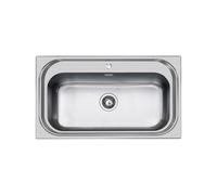 Fregadero Cuba sola Foster Rectangular 85 cm S1000 1180 150 Acero