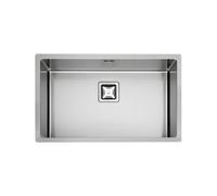 Fregadero Cuba sola Fulgor Milano Rectangular 75 cm P1B 7545 Q F SF Satin Steel