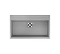 Fregadero Cuba sola Smeg Rectangular 86 cm Universal Quadra VSGX860CT Cemento