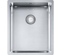 Fregadero de acero inoxidable empotrado Franke Maris, modelo BXX 210/110-34, con pulsador, apto para encimeras a partir de 40 cm. Código: 127.0374.687. Incluye 5 años de garantía