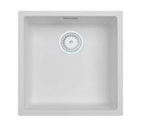 Fregadero de cocina 40x40 cm blanco subplano y para colocar Pure.Sink