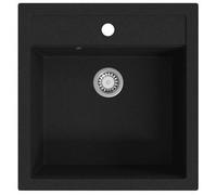 vidaXL Fregadero de Cocina de Granito con Seno Lavabo Cocina Fontanería Color Blanco, Negro, Gris y mas