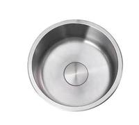 Fregadero de cocina pequeño de acero inoxidable 304 con desagüe