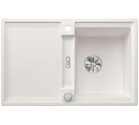 Fregadero de granito Silgranit, color blanco, de 45 cm, para mueble bajo, con accesorios incluidos