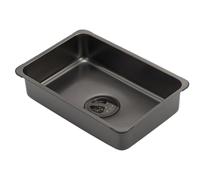 Fregadero del campamento, fregadero al aire libre - Acero inoxidable Fregadero pequeño,Lavado de lavado de plato de plato con tapón de drenaje para lavandería, picnic, viaje al aire libre, barbacoa,
