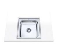 Edesa Fregadero sobre encimera VELETA SE 50 1C R-40 1 cubeta acero inox para mueble 50 cm