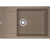 Fregadero empotrable Franke Maris, de granito sintético Fragranit, modelo MRG 611-78 XL, color Cachemira, con sistema de apertura por pulsador, de acero inoxidable, a partir de 60 cm. Referencia: 114.