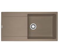 Fregadero empotrable Franke Maris, de granito sintético Fragranit, modelo MRG 611-97 XL, color Cachemira, con sistema de apertura por pulsador, de acero inoxidable, a partir de 60 cm. Referencia: 114.