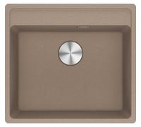 Fregadero empotrable Franke Maris, lavabo de Fragranit modelo MRG 610-52 A, color Cachemira, con control manual, a partir de 60 cm. Código: 114.0658.302. Incluye 5 años de garantía