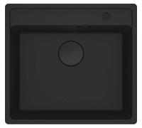 Fregadero empotrable Franke Maris, lavabo de Fragranit, modelo MRG 610-52 A, color mate, con mando giratorio mate, apto para encimeras a partir de 60 cm. Referencia: 114.0659.124. Incluye 5 años de ga