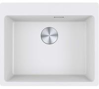 Fregadero empotrable Franke Maris, lavabo de Fragranit modelo MRG 610-54 A, color Glaciar, con control manual, a partir de 60 cm. Referencia: 114.0708.044. Incluye 5 años de garantía