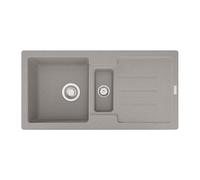 Fregadero empotrable Franke Smart Strata, de fragranito, modelo STG 651-86, color gris piedra, con control manual, a partir de 60 cm. Referencia: 114.0338.326. Incluye 5 años de garantía