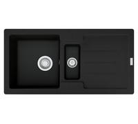 Fregadero empotrable Franke Smart Strata, de fragranito, modelo STG 651-86 Onyx, con control manual, a partir de 60 cm. Número de artículo: 114.0657.824. Incluye 5 años de garantía