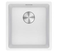 Fregadero empotrado Franke Maris, lavabo de fragranito MRG 210-37 Glacier, con control manual, a partir de 45 cm. Referencia: 135.0682.984. Incluye 5 años de garantía