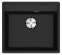 Fregadero empotrado Franke Maris, lavabo de fragranito MRG 210-52 A Onyx, con control manual, a partir de 60 cm. Código: 135.0683.034 - Incluye 5 años de garantía