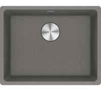 Fregadero empotrado Franke Maris, lavabo de fragranito MRG 210-52, color gris piedra, con pulsador, acero inoxidable, a partir de 60 cm. Código: 135.0682.809 - Incluye 5 años de garantía