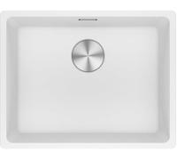 Fregadero empotrado Franke Maris, lavabo de fragranito MRG 210-52 Glacier, con pulsador, acero inoxidable, a partir de 60 cm. Código: 135.0682.810. Incluye 5 años de garantía