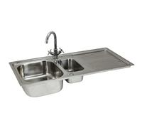 Fregadero empotrado para cocina, fregadero, lavabo, pila con cubeta integrada