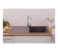 Fregadero encastrable Cleveland (100 x 50 cm, Gris)