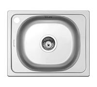 Fregadero encastrable LYP401 (L x An: 40 x 50 cm, Orificios para grifo: Izquierda, Acero inoxidable)