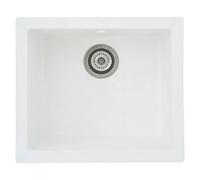 Fregadero encastrable Ohio (50 x 44 cm, Blanco)