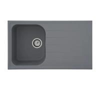 Fregadero encastrable Orlndo (86 x 50 cm, Gris)