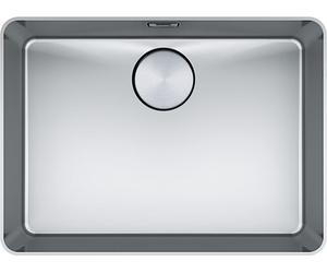 Fregadero FRANKE MYTHOS MYX 210-55 con accionamiento por botón pulsador / diseño slimtop / encimera plana / fregadero de acero inoxidable